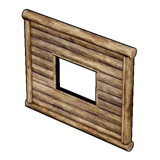 Palworld Wooden Wall and Window